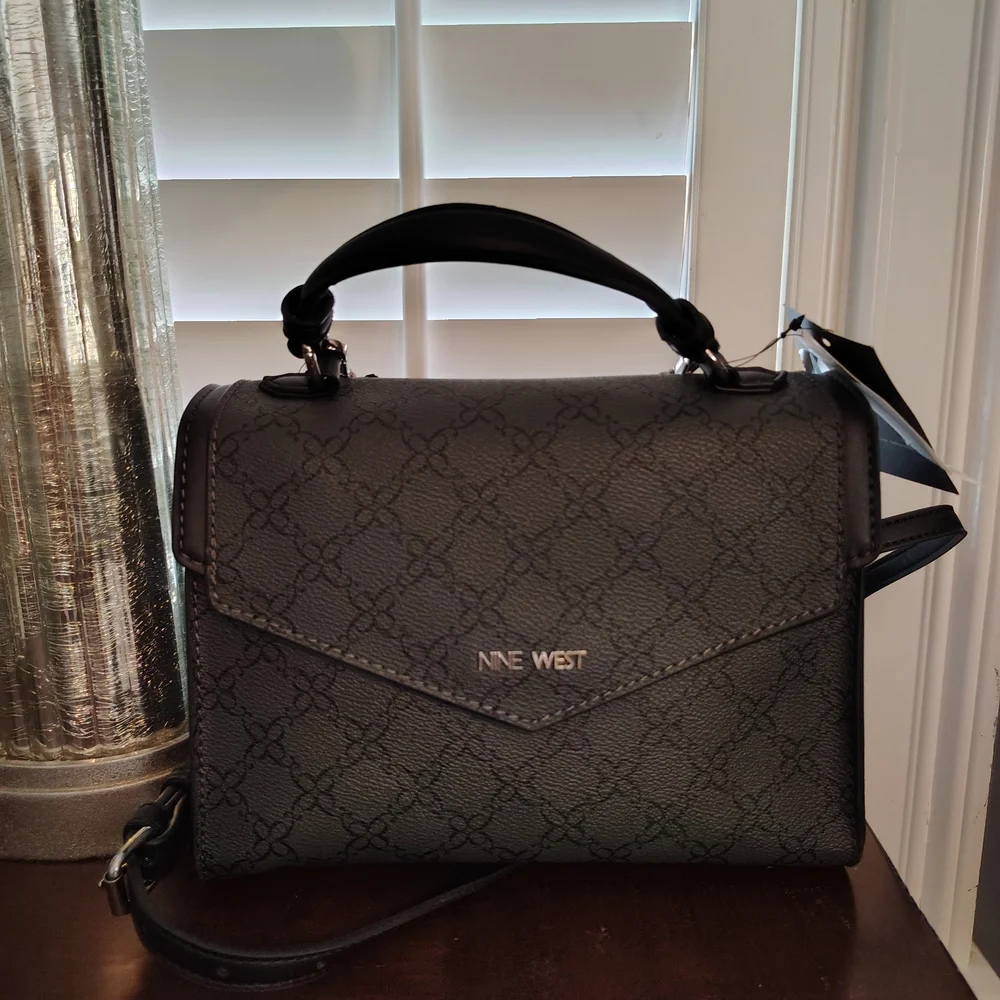 Nine West Elegant‎ Black Satchel